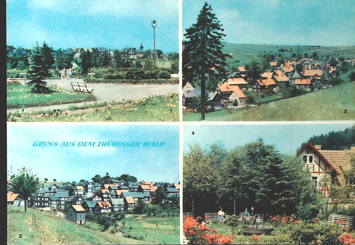 GRUSS AUS DEM THURINGER WALD - GERMANIA -QUATTRO VEDUTE - NV