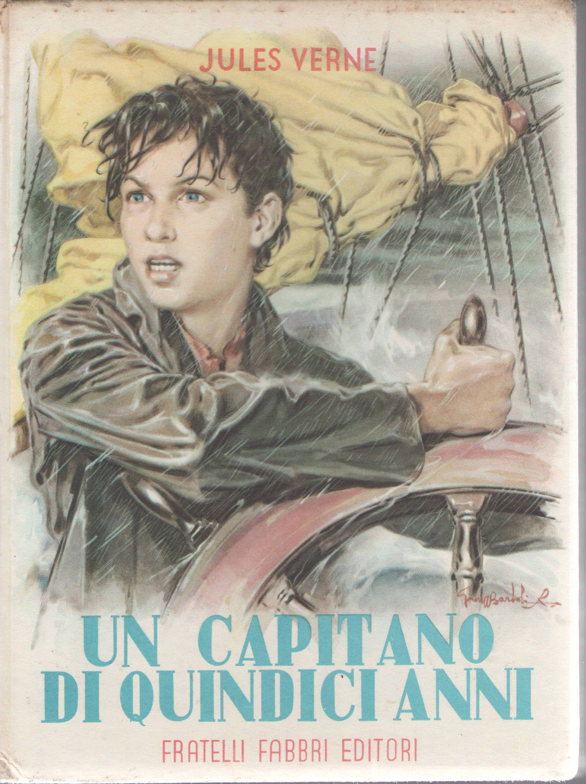 UN CAPITANO DI QUINDICI ANNI - JULES VERNE   ED. FRATELLI FA