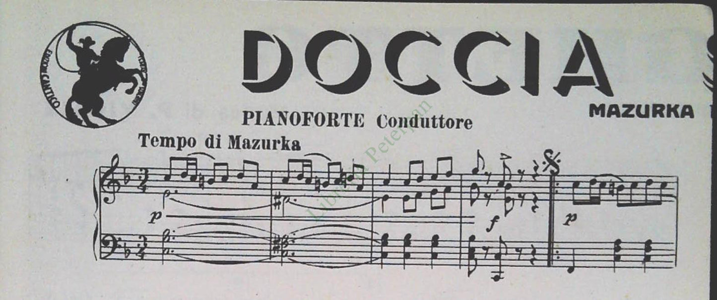 SUL LAGHETTO.valzer br.-DOCCIA SCOZZESE. mazurka br.-SPARTITO-SHEET MUSIC