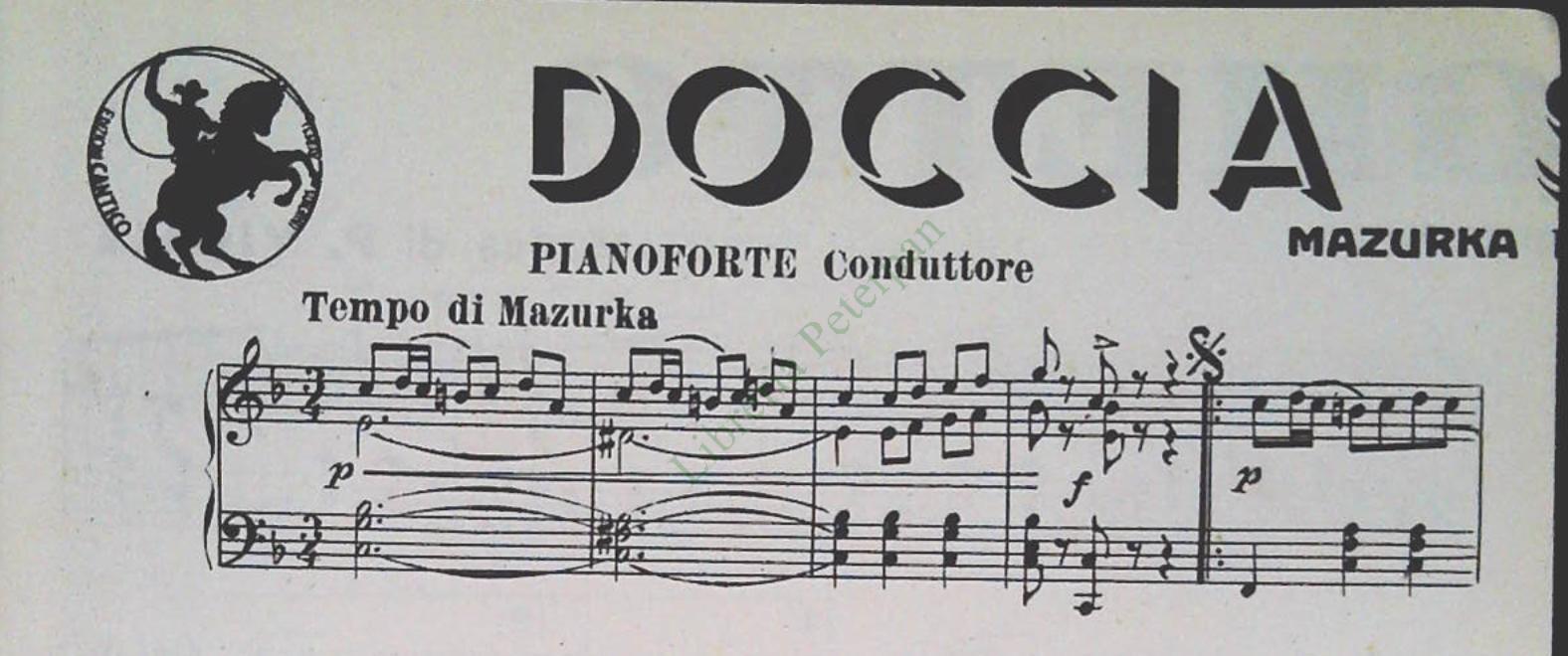 SUL LAGHETTO.valzer br.-DOCCIA SCOZZESE. mazurka br.-SPARTITO-SHEET MUSIC