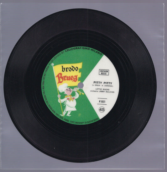 PITTY PITTY == LOTTIE RIVERS con Orch. Jimmy Sullivan - flexi disc BRODO BRUEG