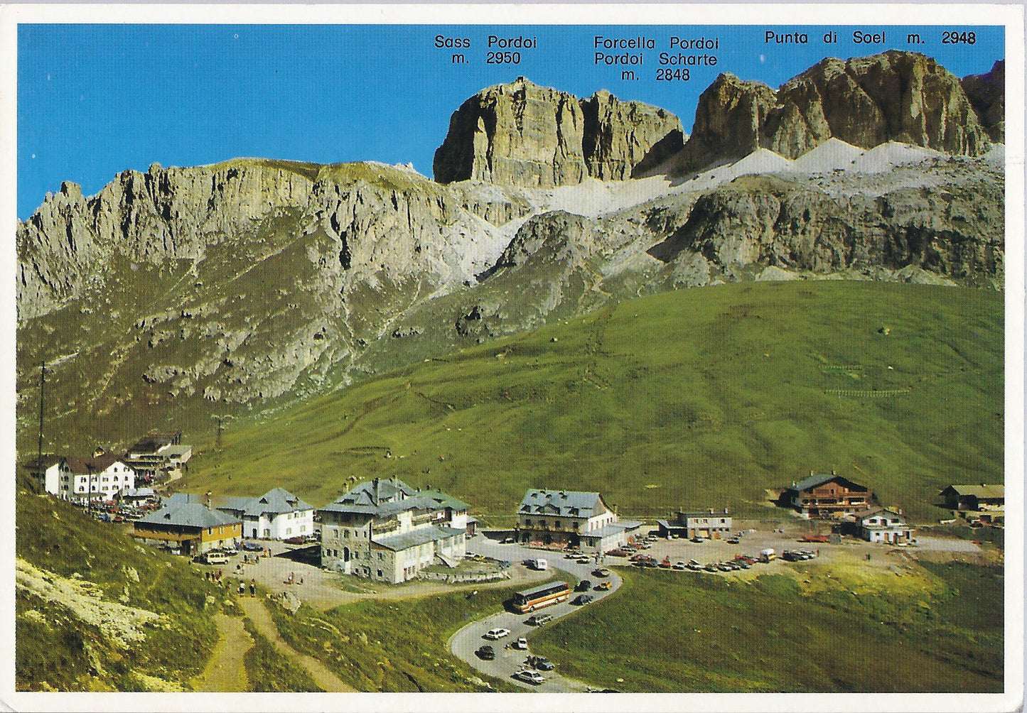 PASSO PORDOI verso SASS PORDOI - PORDOIJOCH gegen SASS PORDO