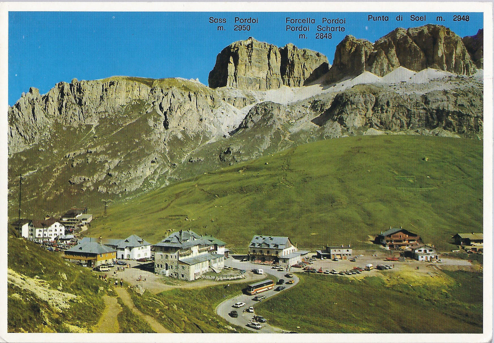 PASSO PORDOI verso SASS PORDOI - PORDOIJOCH gegen SASS PORDO
