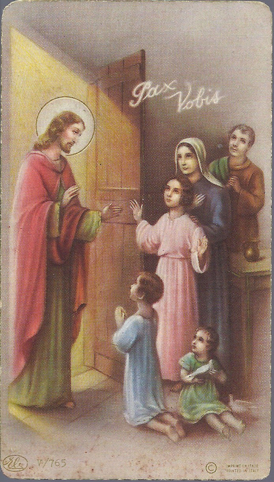 GESU' - PAX VOBIS - Ingresso in Parrocchia 1964