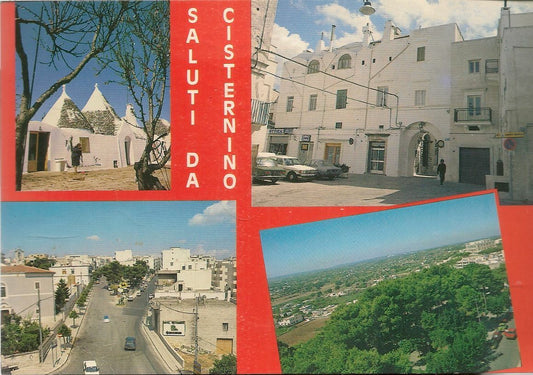CISTERNINO - 4 VEDUTE - V1989