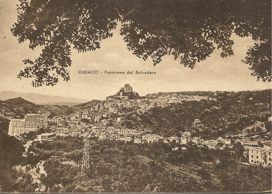 SUBIACO - PANORAMA DAL BELVEDERE -VSD