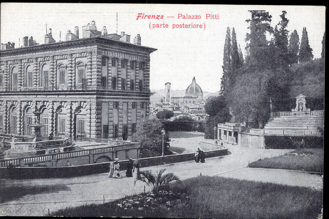 FIRENZE - PALAZZO PITTI - PARTE POSTERIORE - NV