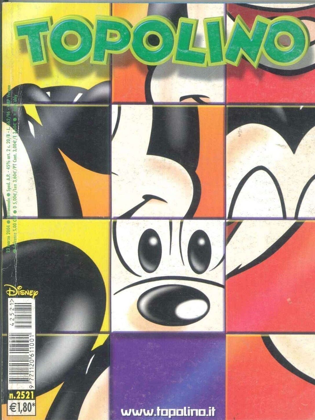 TOPOLINO N° 2521 - 23 MARZO 2004