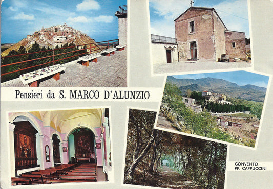 S. MARCO D'ALUNZIO - 5 VEDUTE - V anni '70 - FG