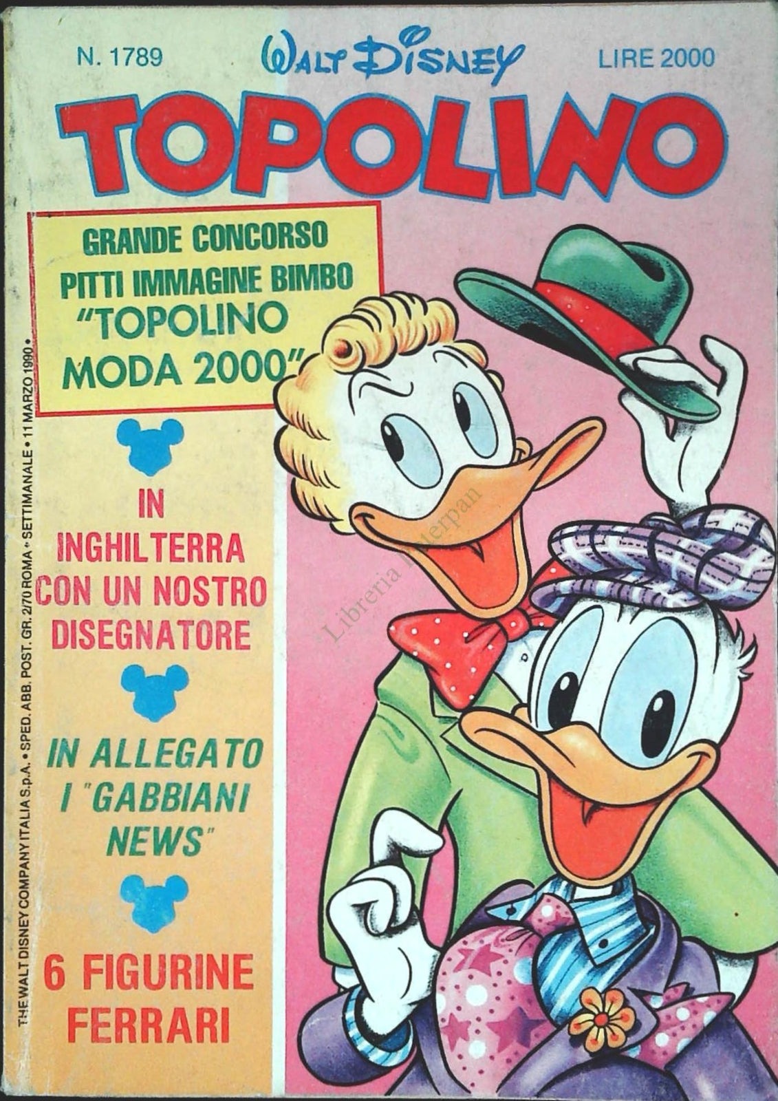 TOPOLINO N. 1789 - 11 MARZO 1990