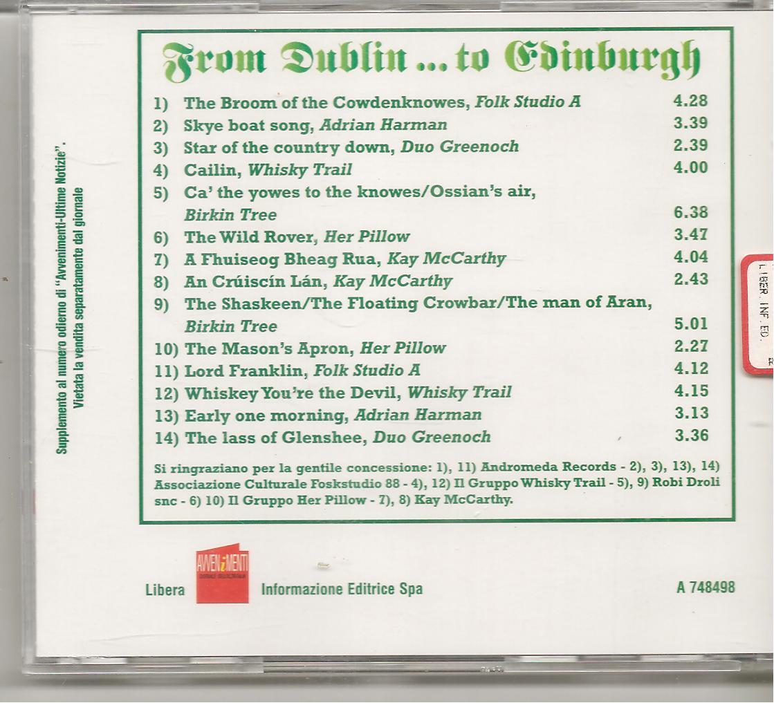 BALLATE CELTICHE ANTICHE E NUOVE - CD