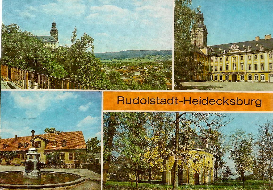 RUDOLSTADT - HEIDECKSBURG  - QUATTRO VEDUTE - NV