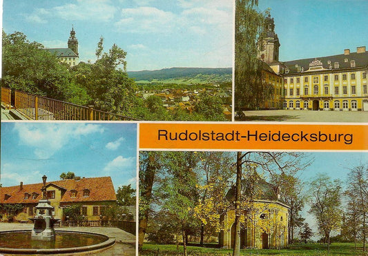 RUDOLSTADT - HEIDECKSBURG  - QUATTRO VEDUTE - NV
