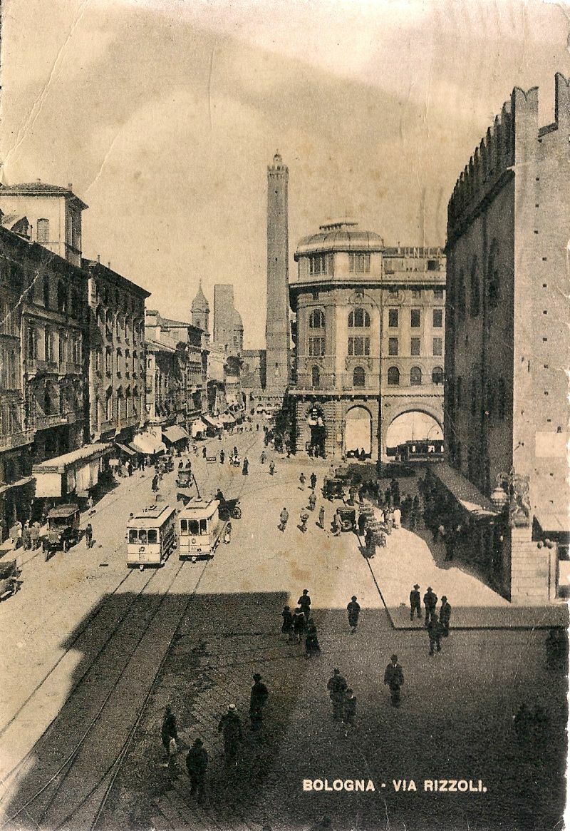 BOLOGNA VIA RIZZOLI - V1946