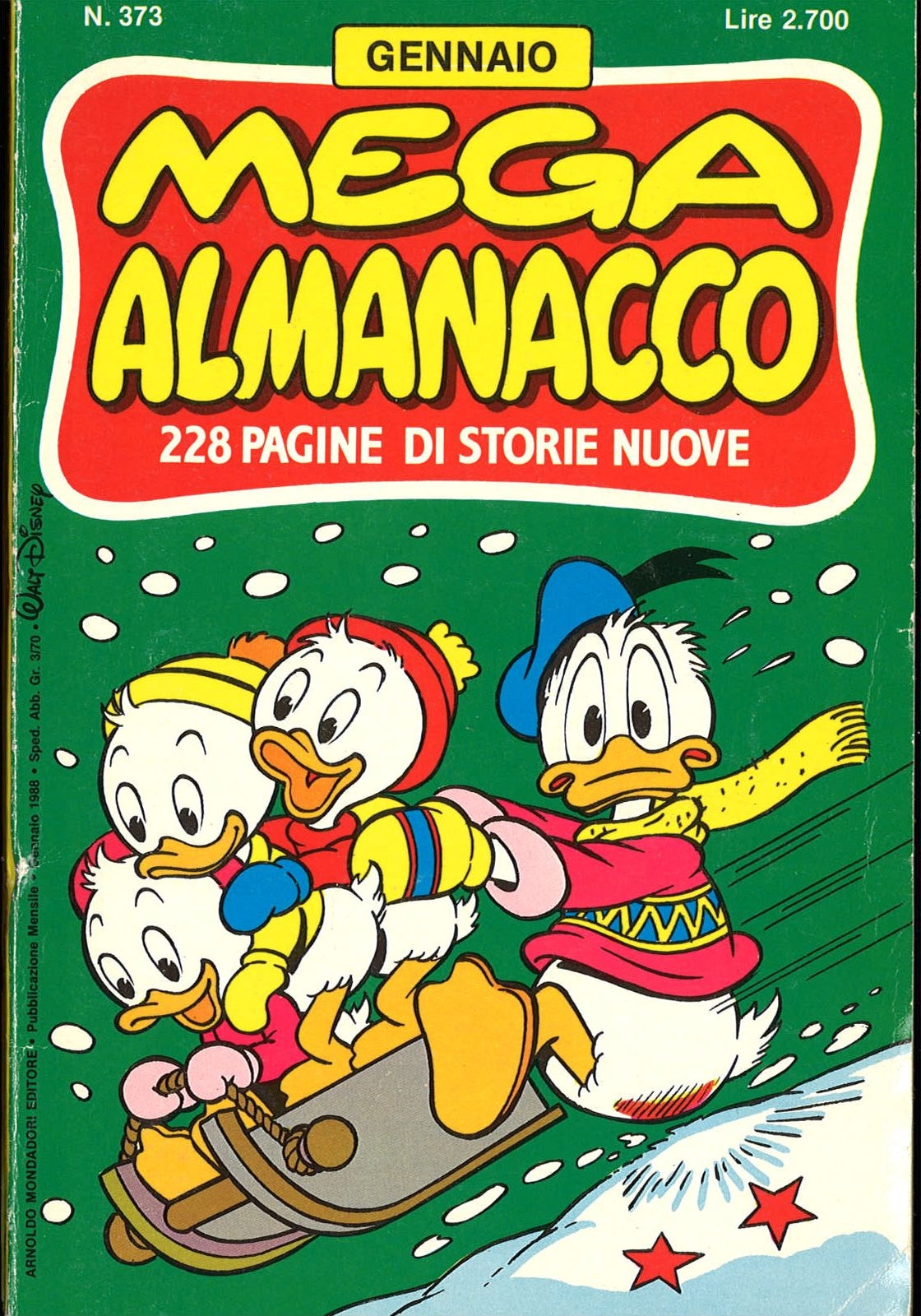 MEGA ALAMANACCO N. 373 - GENNAIO 1988