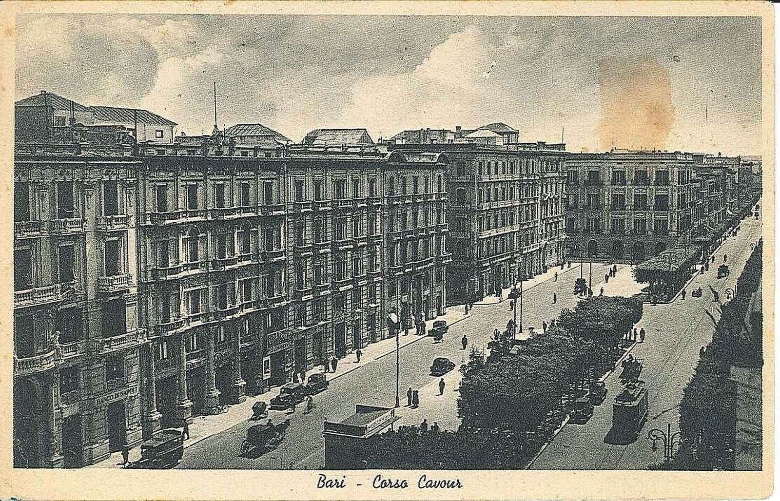BARI - CORSO CAVOUR - 1941 - TRAM