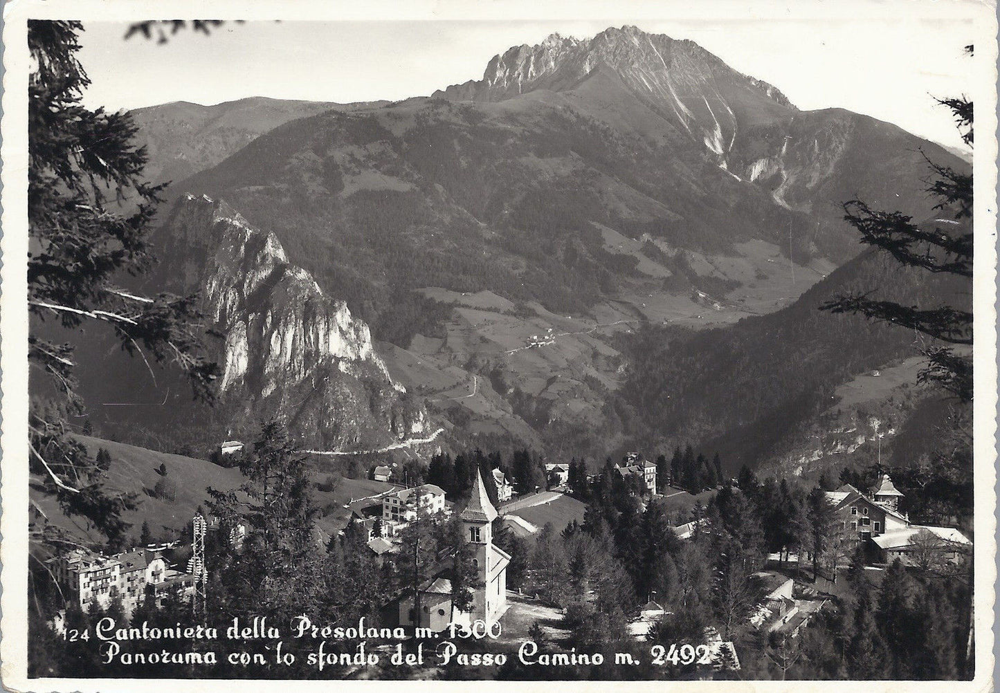 CANTONIERA DELLA PRESOLANA - PANORAMA CON LO SFONDO DEL PASS