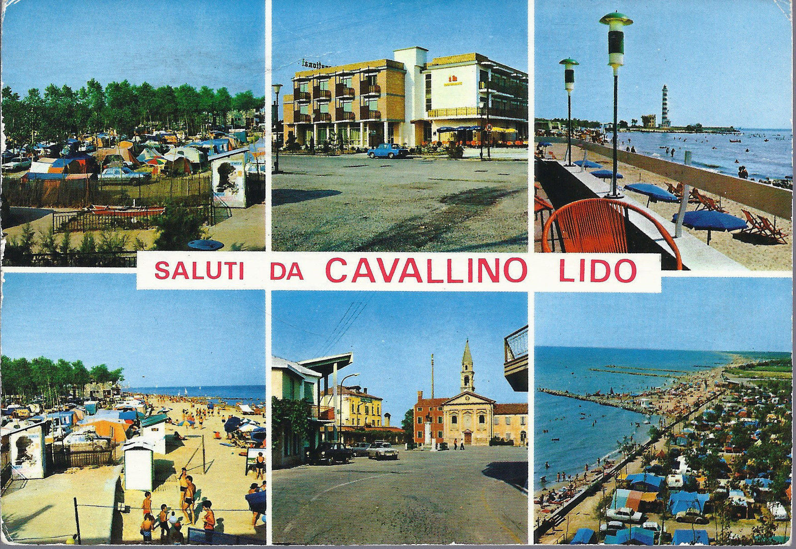 CAVALLINO LIDO - SALUTI - 6 VEDUTE - VSD - FG