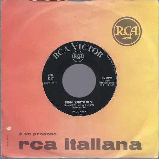 DIMMI SUBITO DI SI - UN RICORDO PER TE # PAUL ANKA
