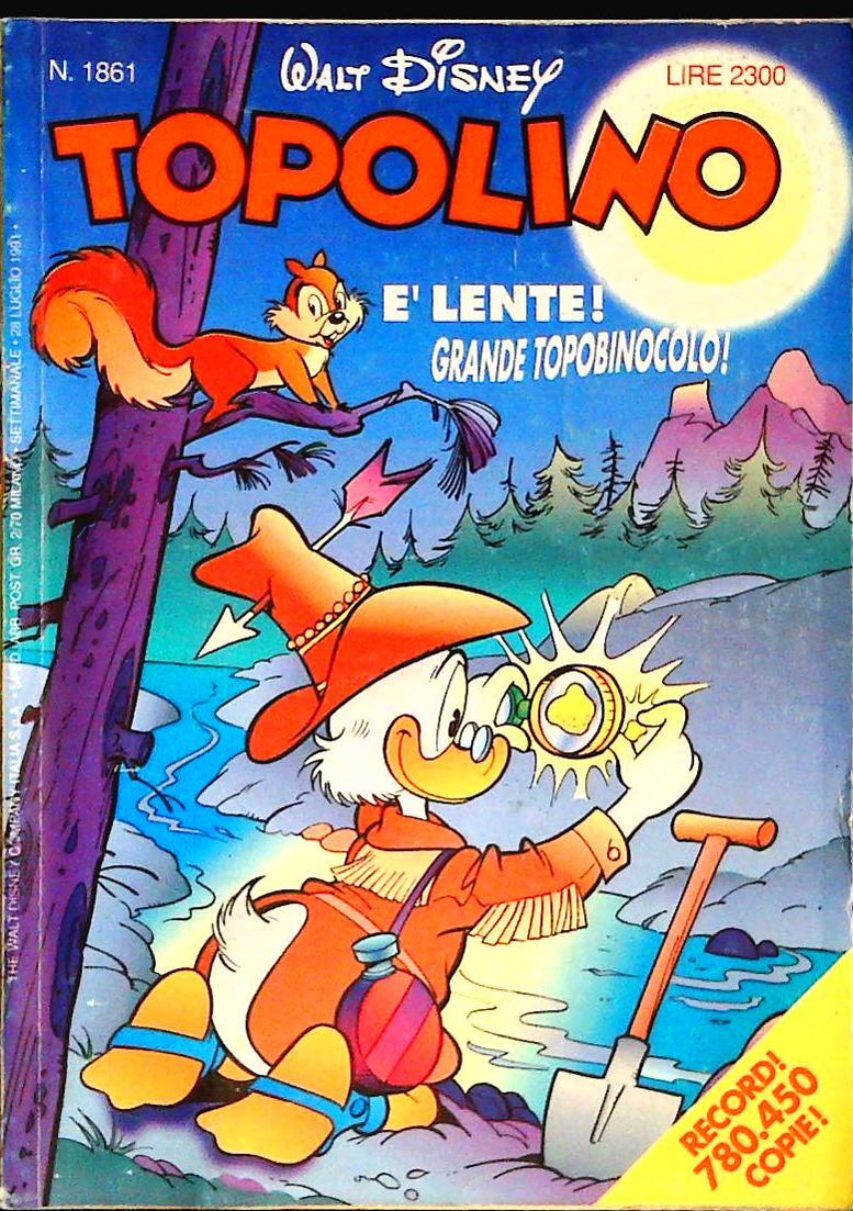 TOPOLINO N. 1861 - 28 LUGLIO 1991