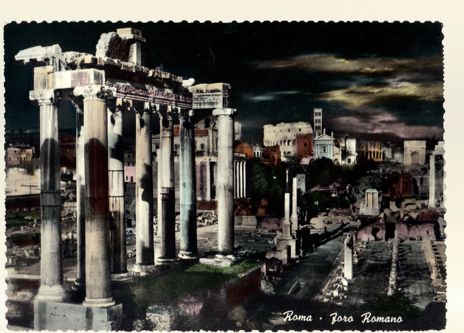 ROMA - FORO ROMANO - NV - ACQUERELLATA