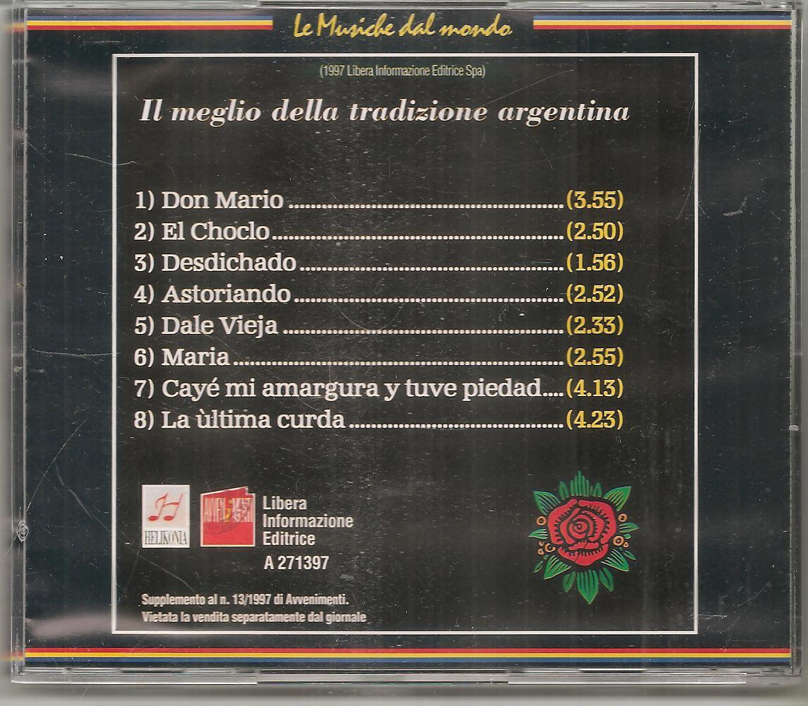 TANGO. IL MEGLI ODELLA TRADIZIONE ARGENTINA - CD