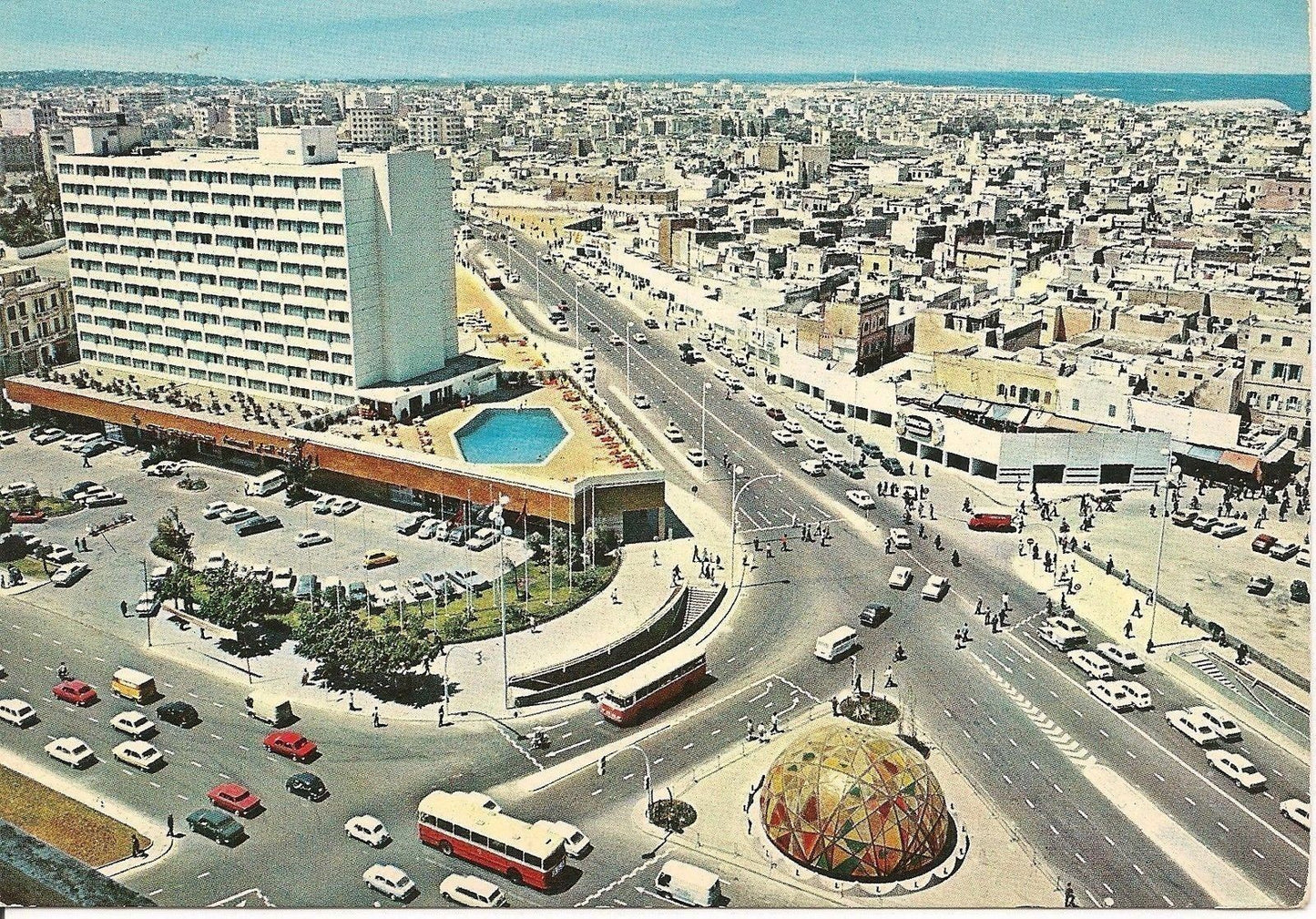 CASABLANCA - VUE GENERALE SUR LE PLACE MOHAMMED V - NV