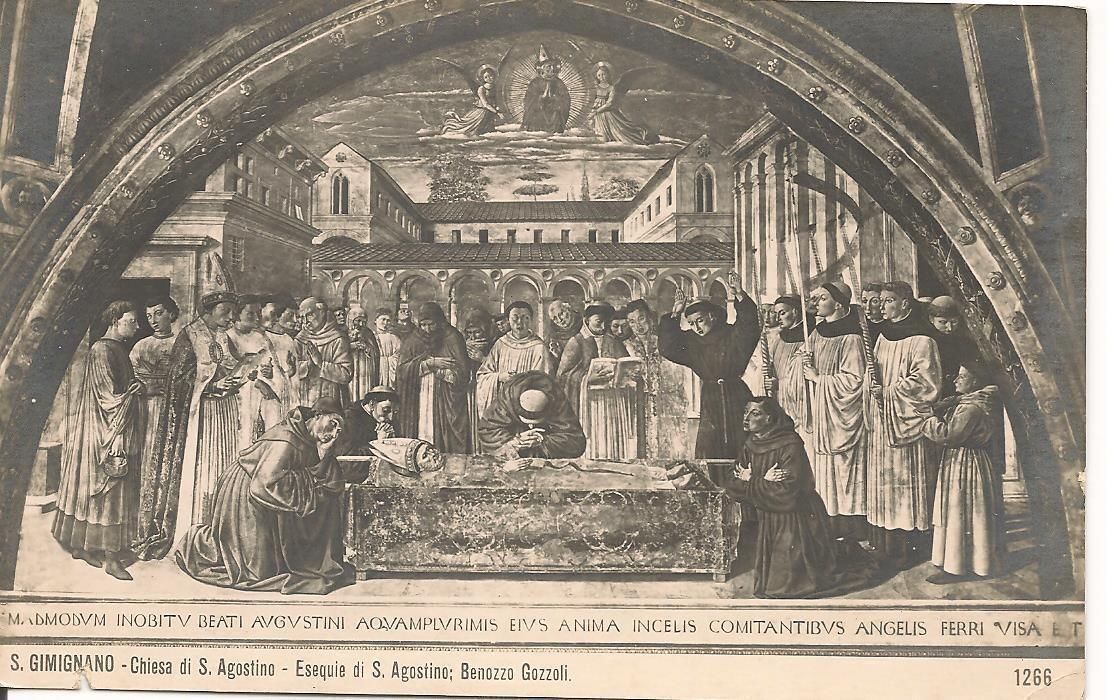 SAN GIMIGNANO - CHIESA DI S.AGOSTINO-BENOZZO GOZZOLI: ESEQUI