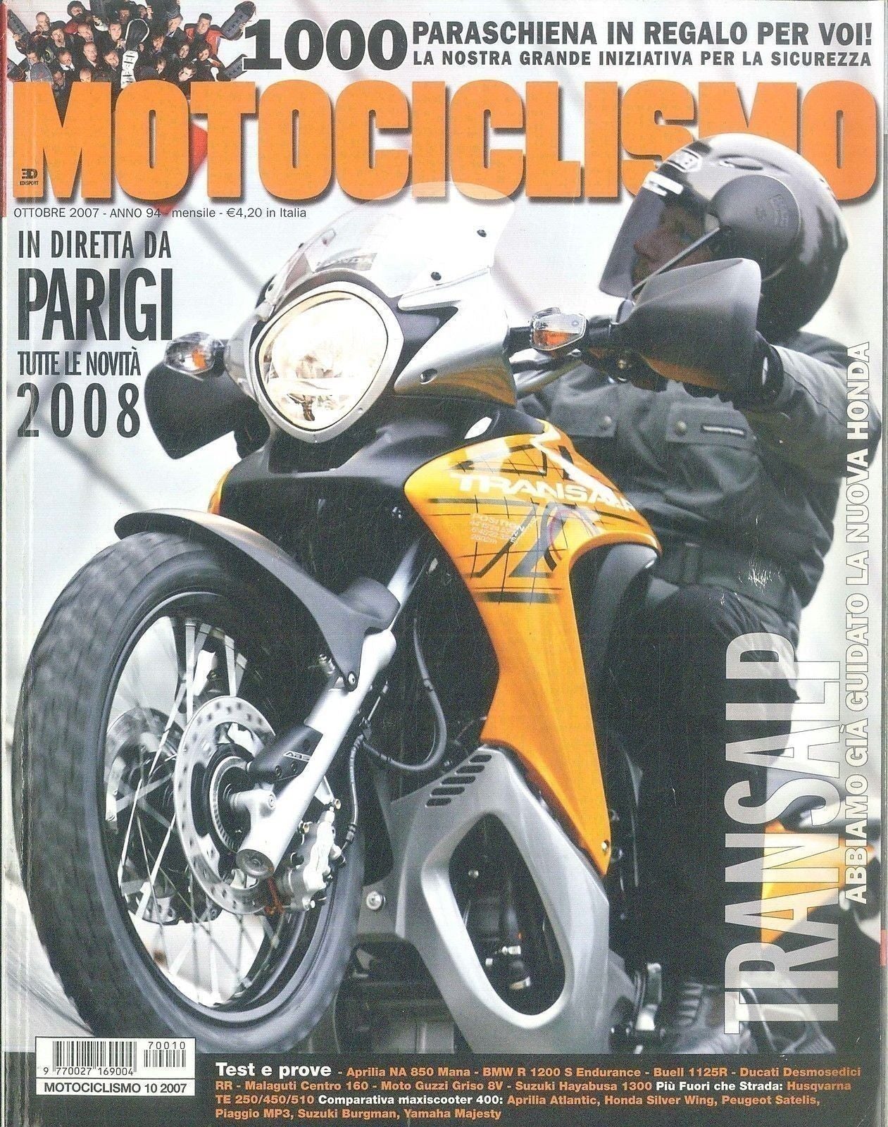 MOTOCICLISMO N 10 - OTTOBRE 2007