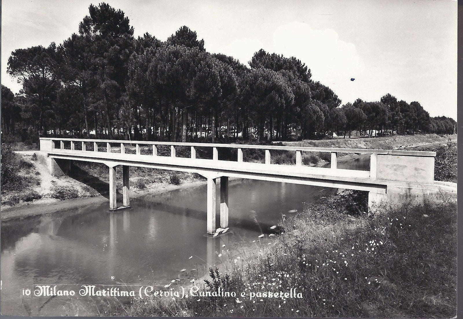 MILANO MARITTIMA CERVIA - CANALINO E PASSERELLA - NV - FG