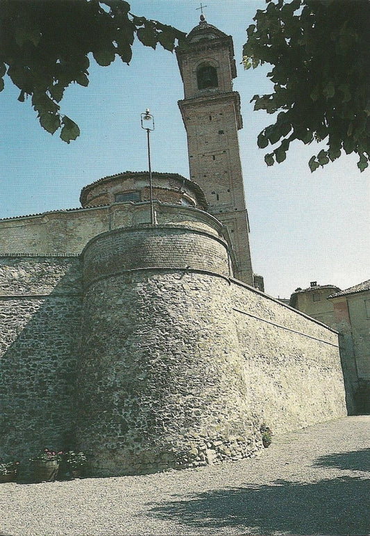 VOLPEDO - LE ANTICHE MURA E IL CAMPANILE DELLA PARROCCHIALE 
