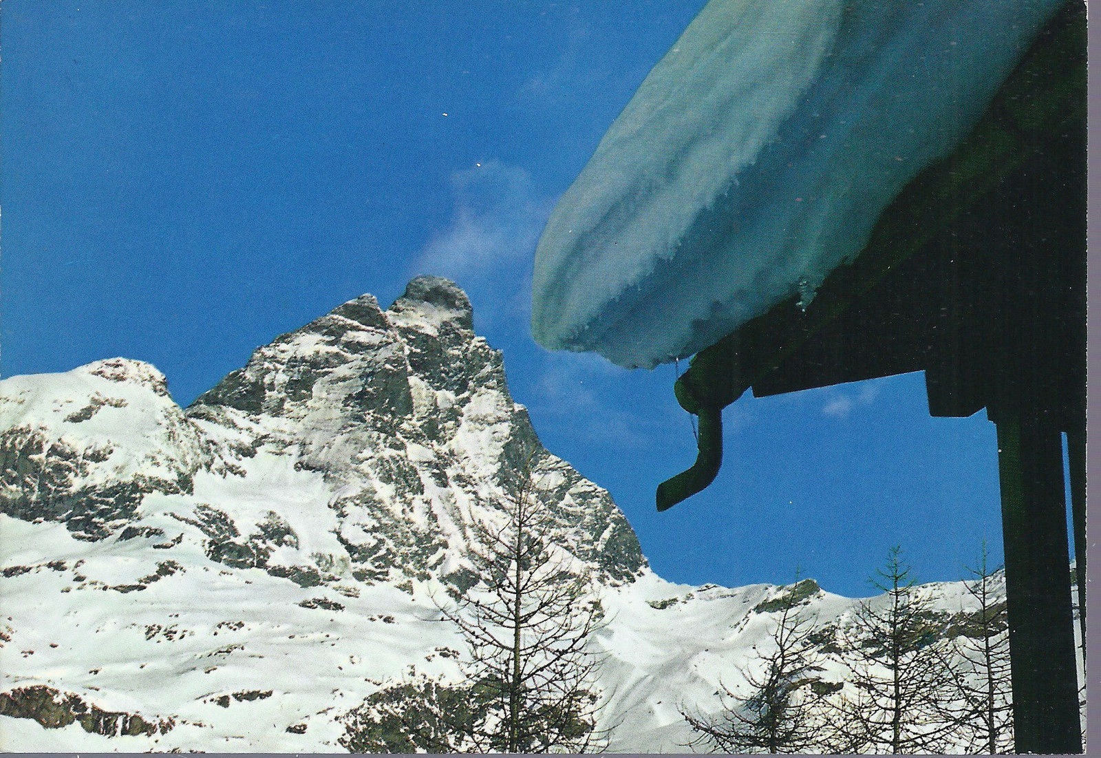 BREUIL CERVINIA - ANGOLO PITTORESCO INVERNALE E M. CERVINO - NV - FG