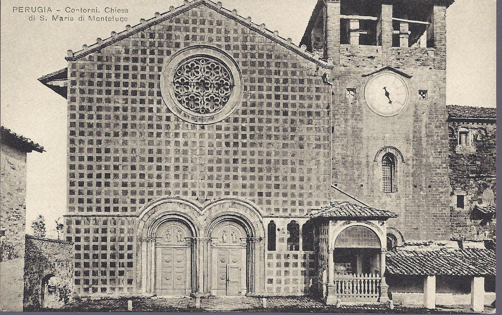 PERUGIA - CONTORNI. CHIESA DI S. MARIA DI MONTELUCE - NV - F