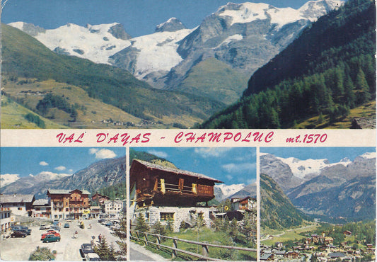 CHAMPOLUC - VAL D'AYAS - 4 VEDUTE - V 1979 - FG