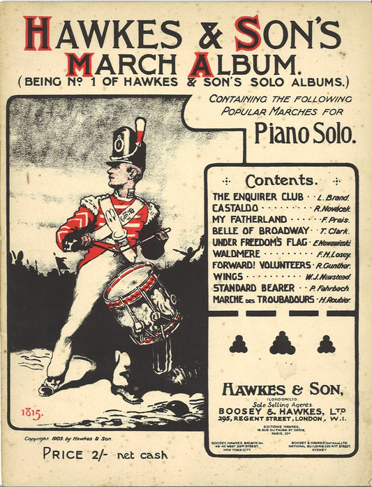 MARCH ALBUM - SPARTITO-SHEET MUSIC