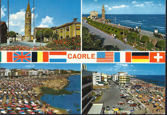 CAORLE - 4 VEDUTE - V 1976 - FG