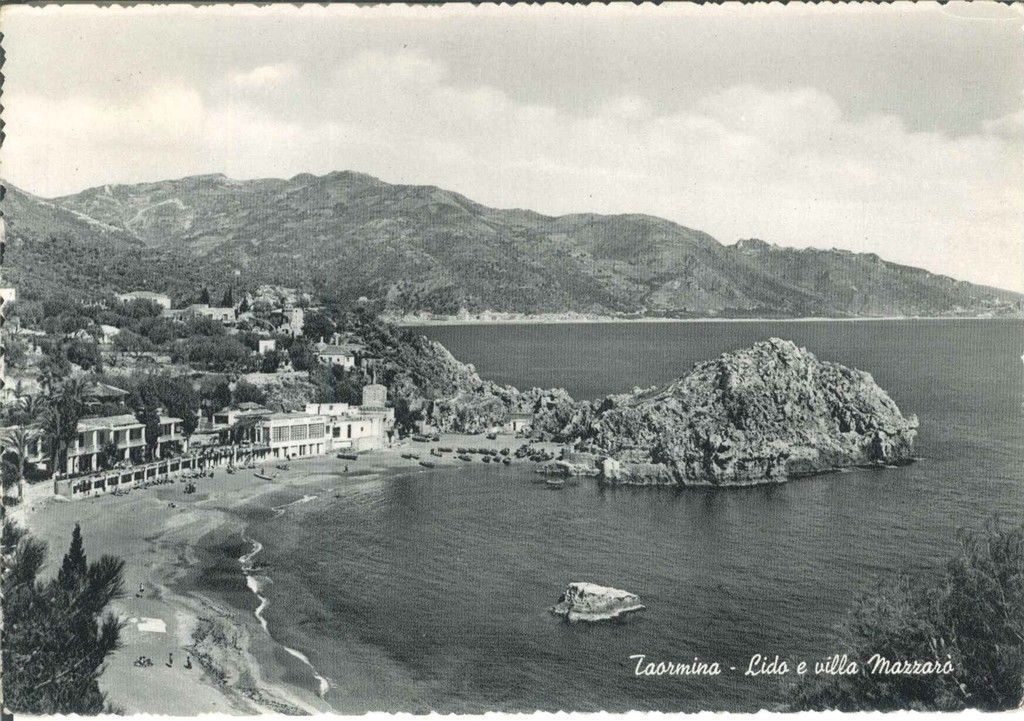 TAORMINA - LIDO E VILLA MAZZARO' - V1954