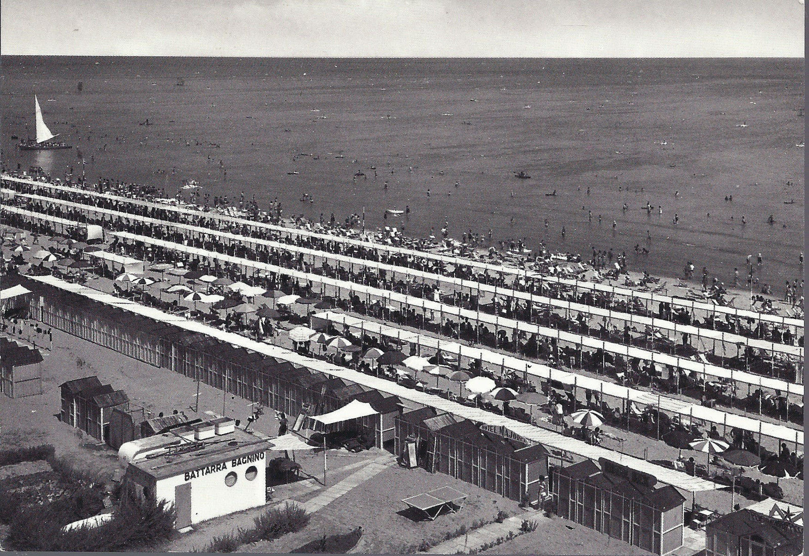RICCIONE - PANORAMA - Battarra Bagnino - NV - FG - Alterocca