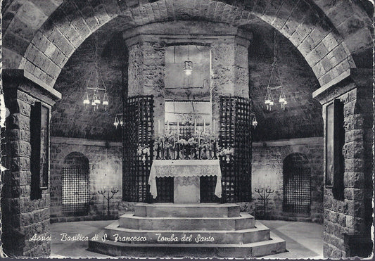 ASSISI - BASILICA DI S. FRANCESCO - TOMBA DEL SANTO - NV