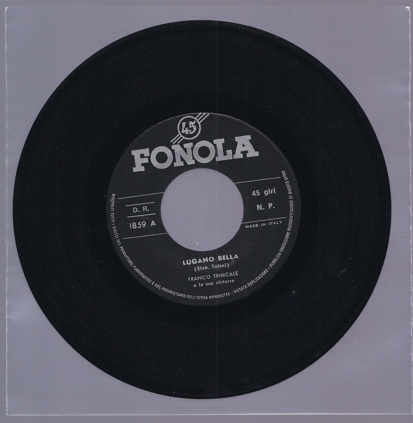 LUGANO BELLA - PADRON DALLE BRAGHE BIANCHE == FRANCO TRINCALE