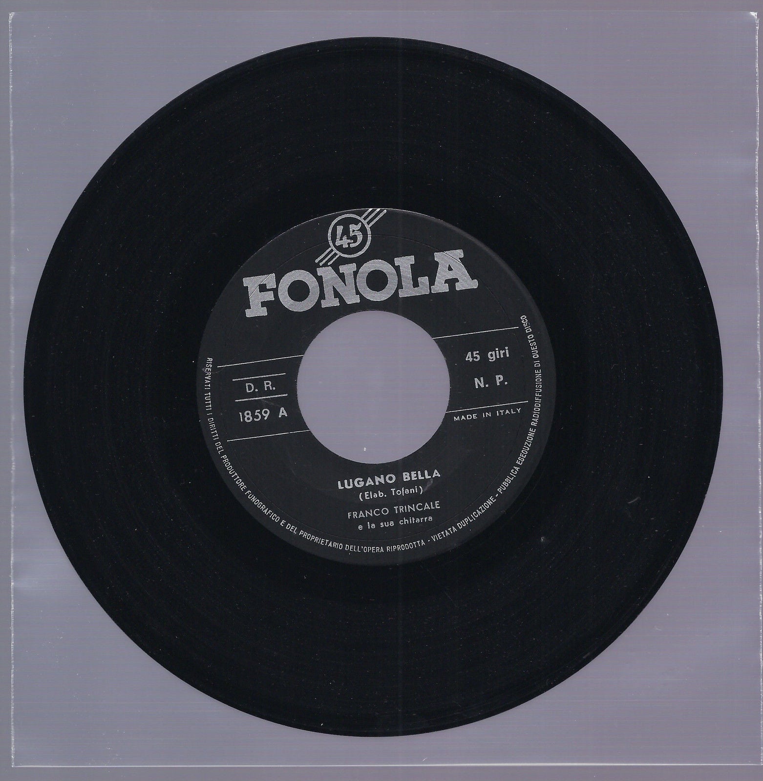 LUGANO BELLA - PADRON DALLE BRAGHE BIANCHE == FRANCO TRINCALE