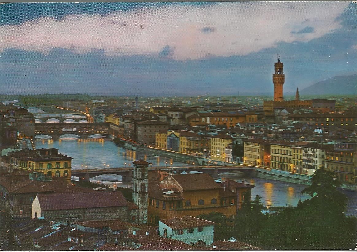 FIRENZE - VEDUTA DEI PONTI - V1982
