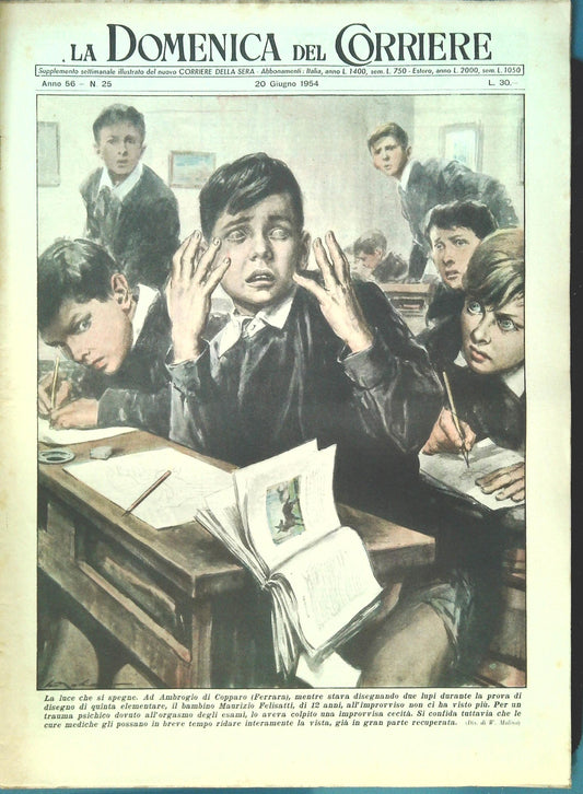 DOMENICA DEL CORRIERE N. 25 - 20 GIUGNO 1954