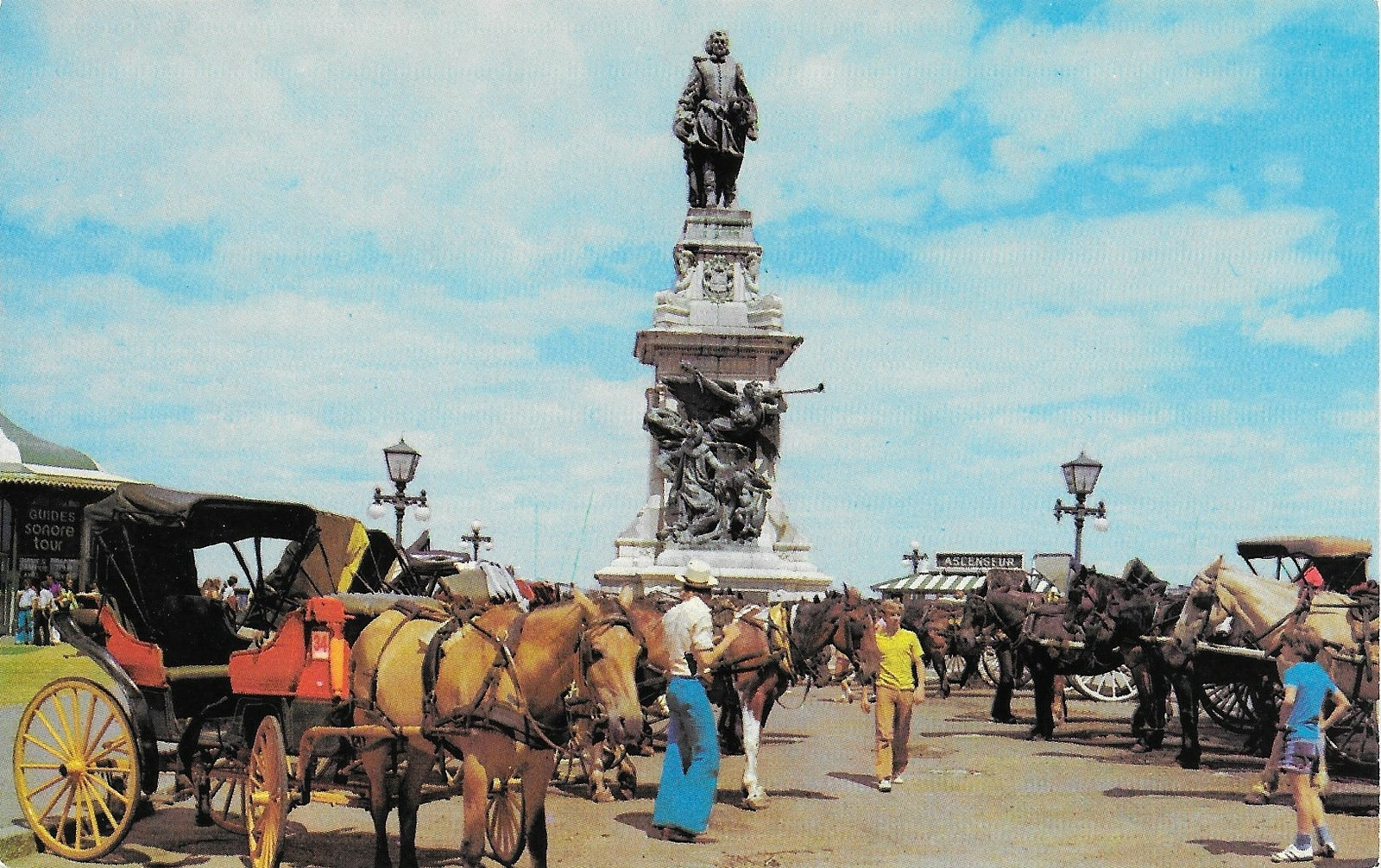 QUEBEC - CANADA -  MONUMENT CHAMPLEIN - NV