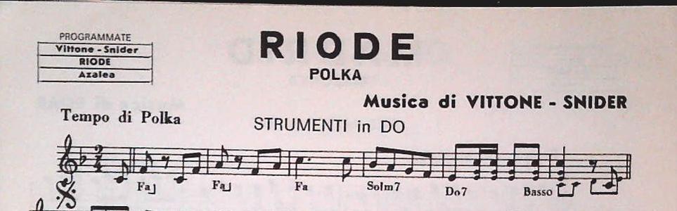 CAMPAGNOLI DI SUCCESSO - QUATTRO BRANI - SPARTITO-SHEET MUSIC