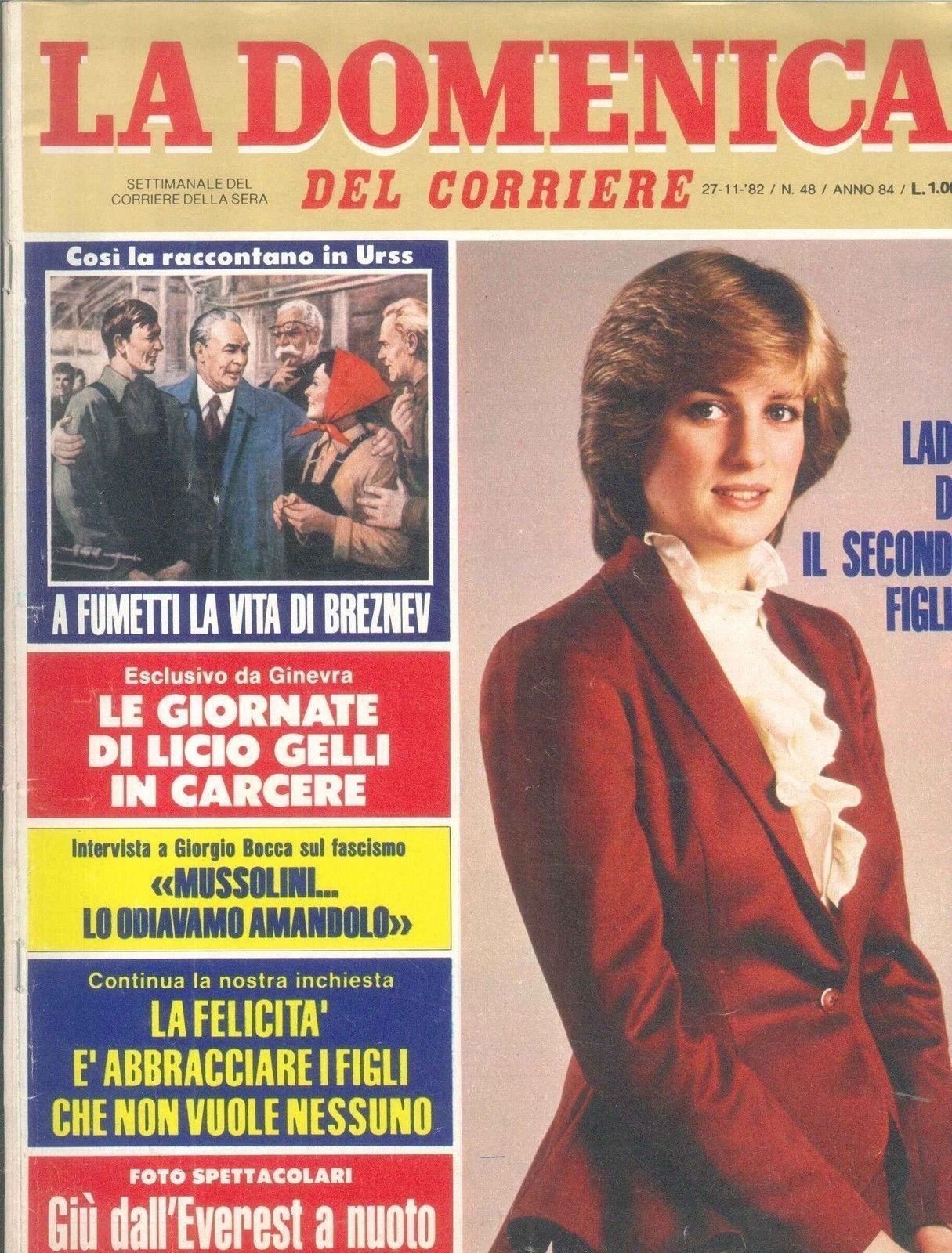 DOMENICA DEL CORRIERE N 48 - 27 NOVEMBRE 1982