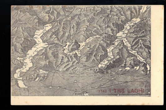 LOMBARDIA - MILANO E I TRE LAGHI - NV - DORSO UNITO - DISEGN