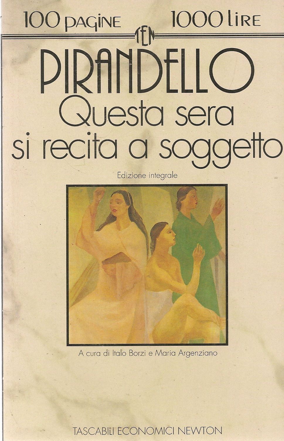 QUESTA SERA SI RECITA A SOGGETTO - LUIGI PIRANDELLO