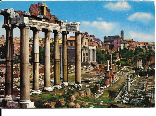 ROMA - FORO ROMANO - ACQUARELLATA - V1984