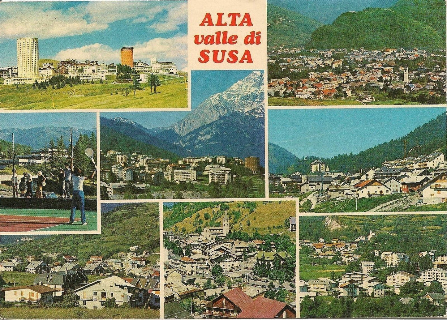 ALTA VALLE DI SUSA - 8 VEDUTE - V1982